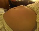 حرکات جنین از شکم مادر